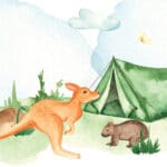 Kangaroo Wombat Story & Lesson Plan