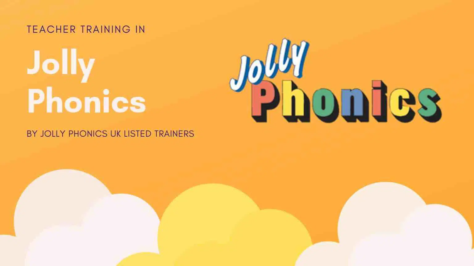 Training in Jolly Phonics
