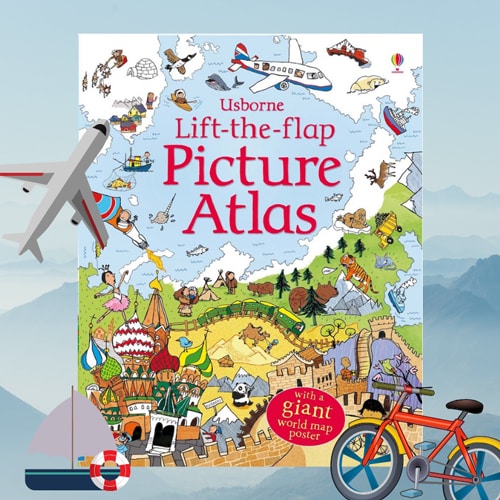 Lift-the-flap Picture Atlas by Alex Frith